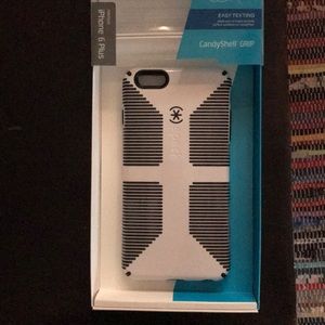Like New IPhone 6 Plus Plus White/Black Speck Case